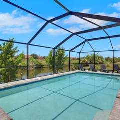 Spacious home w/ Heated Saltwater Pool & Private Pier! Perfect for two Families!