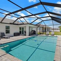 Modern Cape Coral Oasis with Saltwater Pool!
