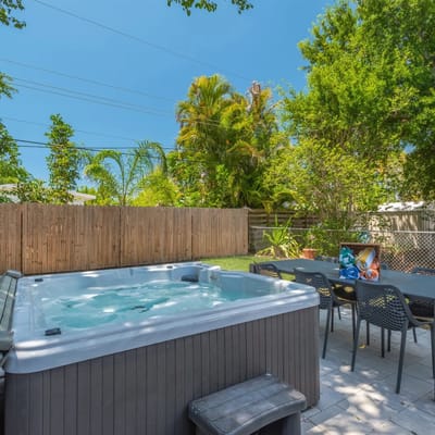 HotTub Retreat w/ Big Private Fenced Yard by Beach