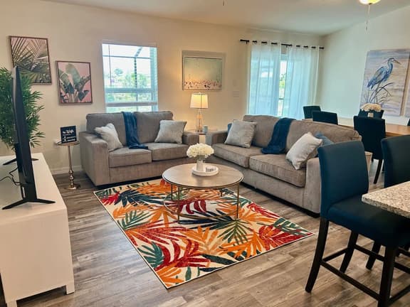 Spacious home w/ Heated Saltwater Pool & Private Pier! Perfect for two Families!